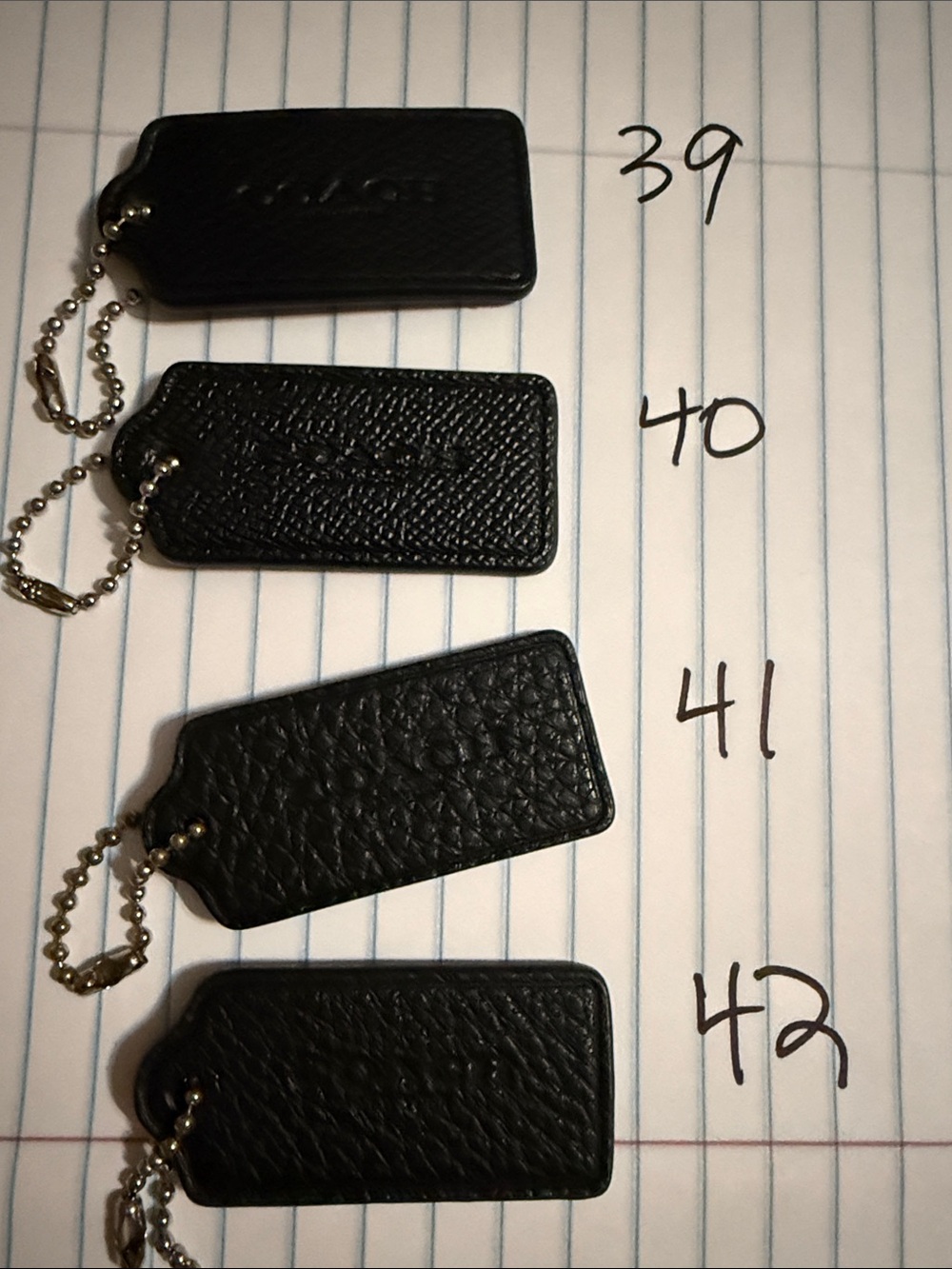 Coach replacement hang tags preloved